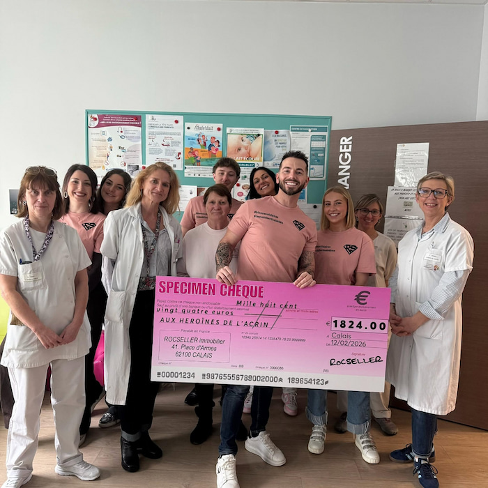 Donation pour les petits patients de l’hôpital de Calais